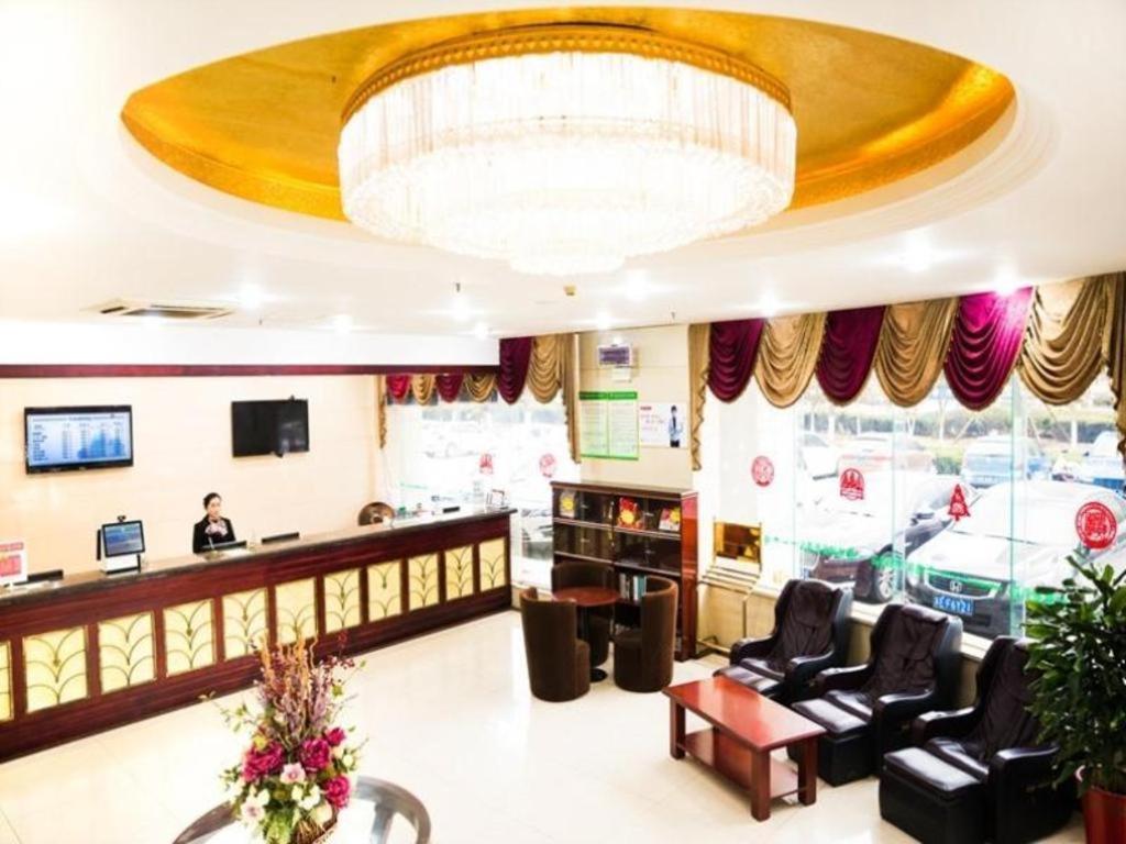 Green Tree Inn Suqian Shuyang County Yingbin Avenue North Taizhou Road Bagian luar foto